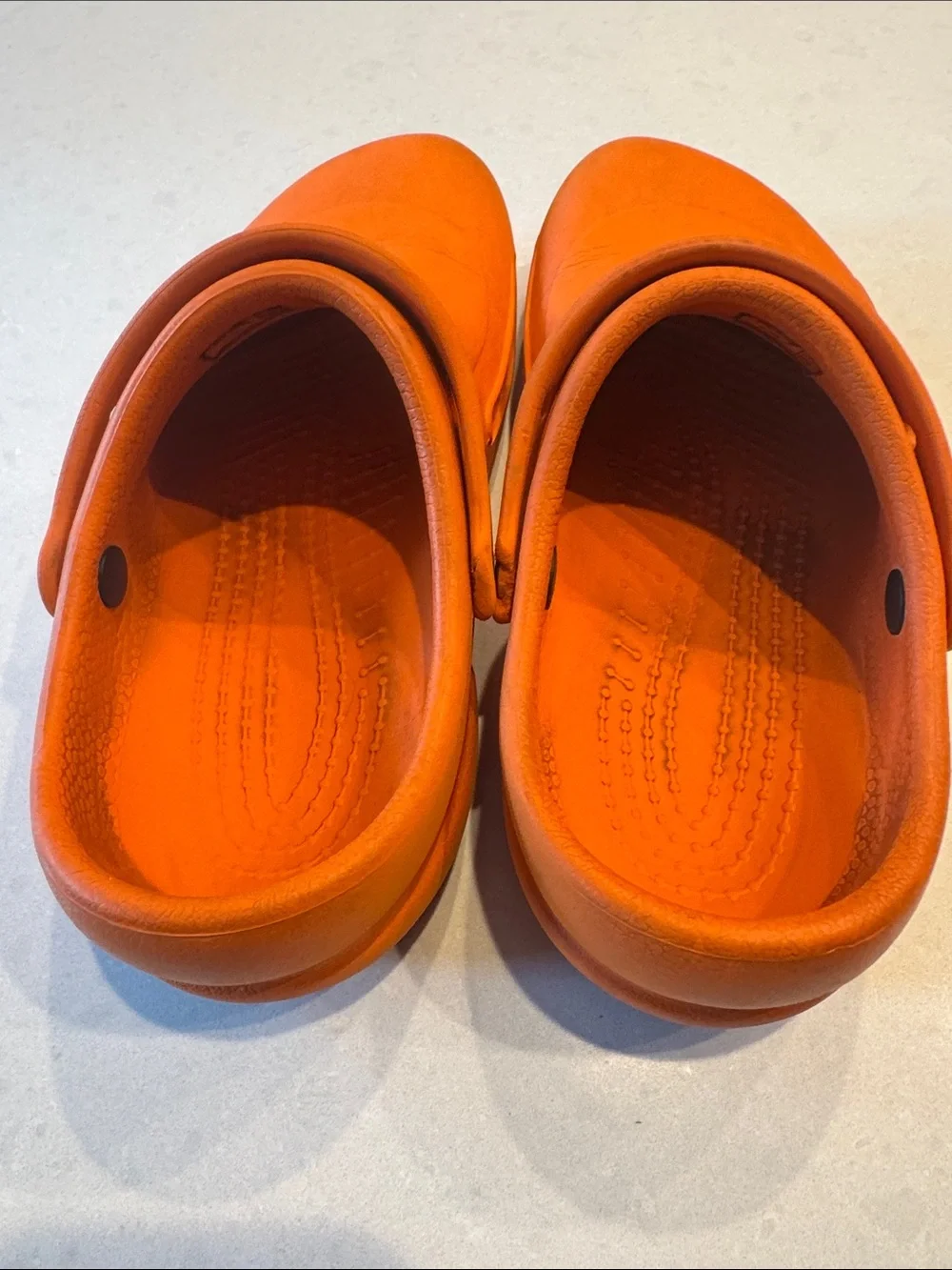 CROCS Mario Batali Men's Orange Classic Clog with Heel Strap women 9